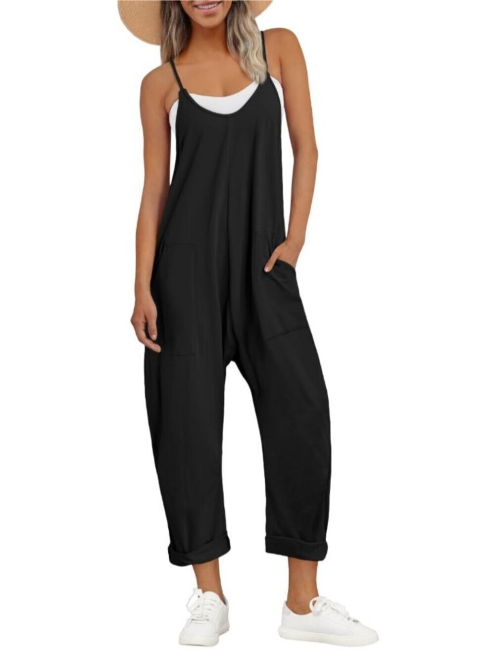 Casual Summer Jumpsuit Beach Vacation Romper